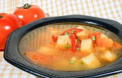 Суп с кольраби