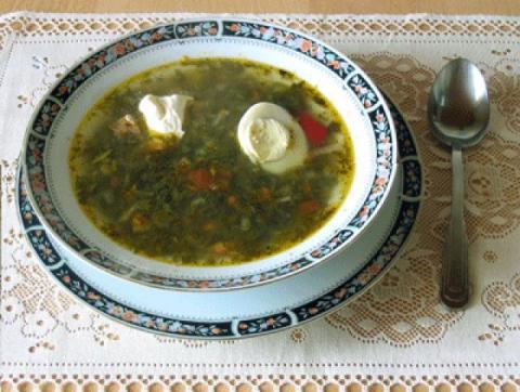 Постные щи из квашеной капусты с картофелем