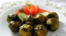 Запеченная брюссельская капуста