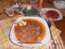 Солянка из капусты с баклажанами