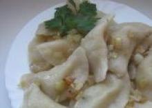 Вареники с квашеной капустой