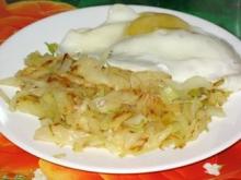 Капуста жареная с чесноком и травами